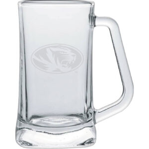 Missouri Tigers 15oz. Frost Etch Glass Tankard