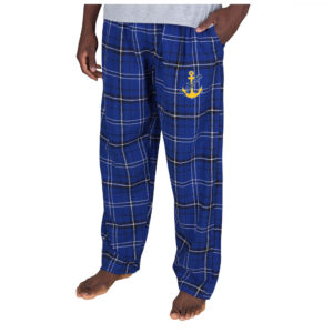 Men's Concepts Sport Royal/Black Lake Superior State Lakers Ultimate Flannel Pants