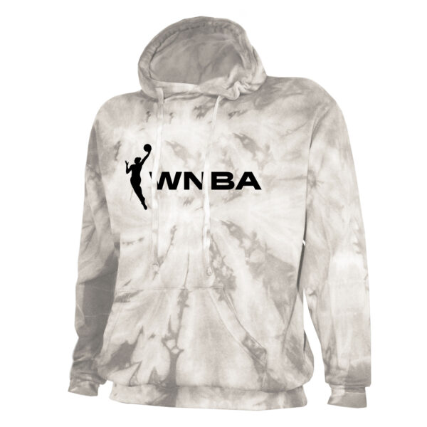 Men's Stitches Silver WNBA Gear Tie-Dye Pullover Hoodie - Image 6