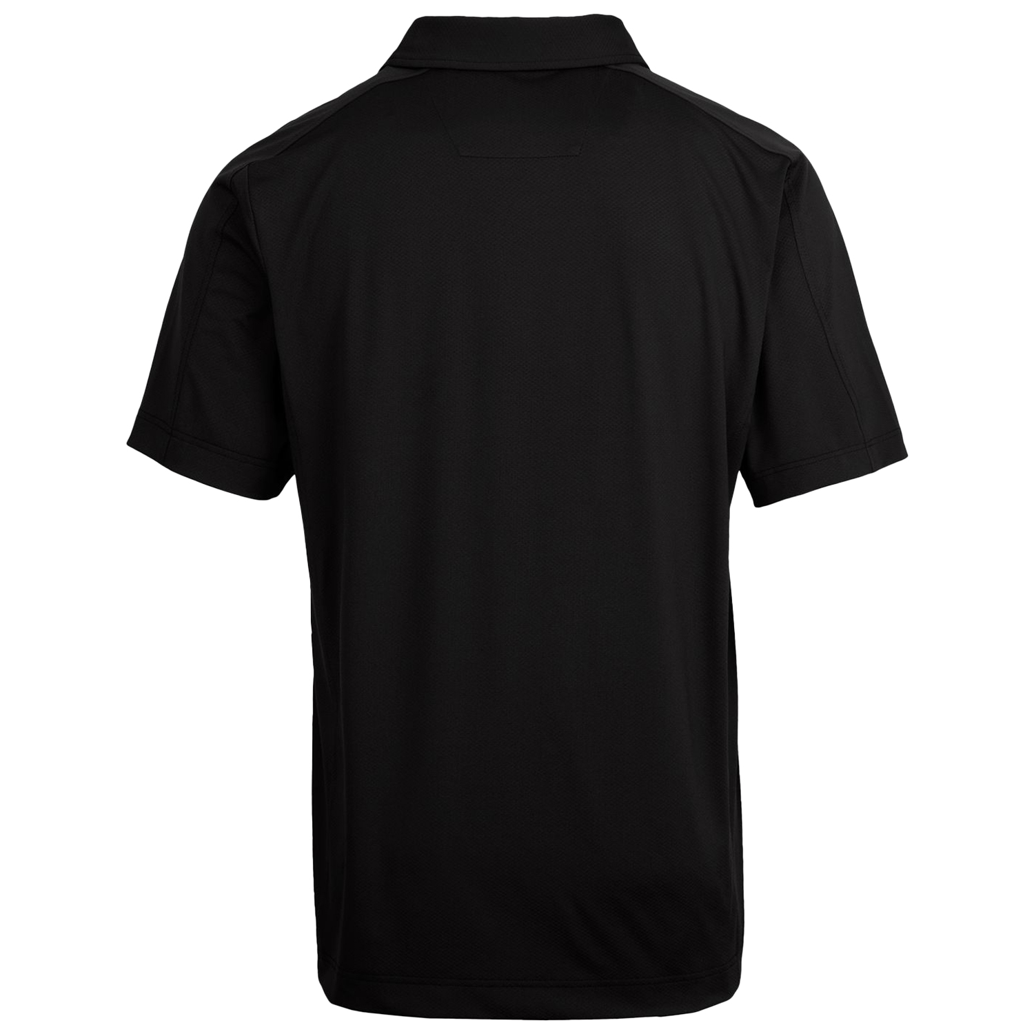 Cutter & Buck Black Grambling Tigers Primary Team Logo Prospect Textured Stretch Polo - Image 4
