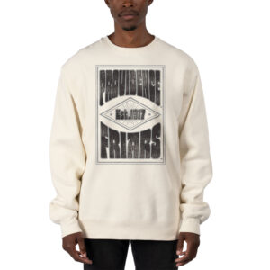 Men's Uscape Apparel Cream Providence Friars Premium Heavyweight Pullover Sweatshirt