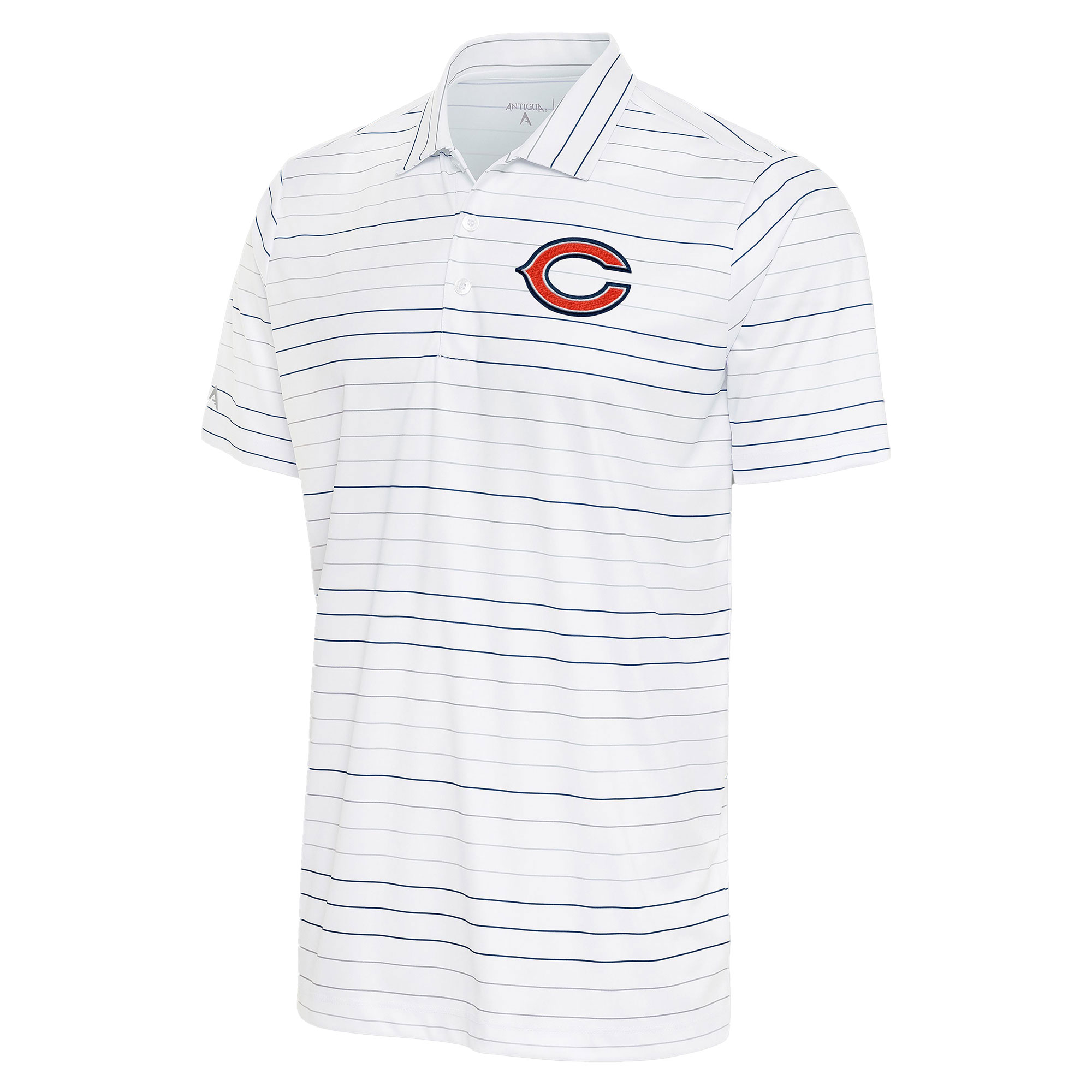 Men's Antigua White/Navy Chicago Bears Ryder Polo