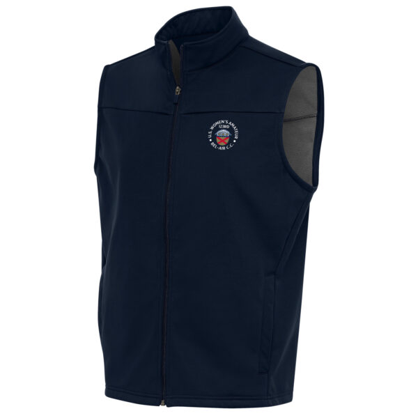Men's 2023 U.S. Women's Amateur Antigua Navy Links Full-Zip Golf Vest