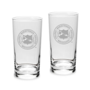 Marietta College Pioneers Team Graphic Two-Piece 10oz. Highball Glass Set