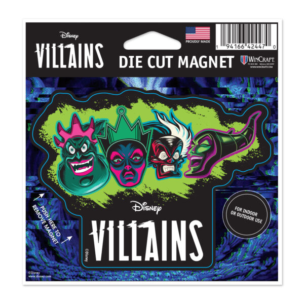 WinCraft  Disney Villains 4.5" x 6" Indoor/Outdoor Magnet