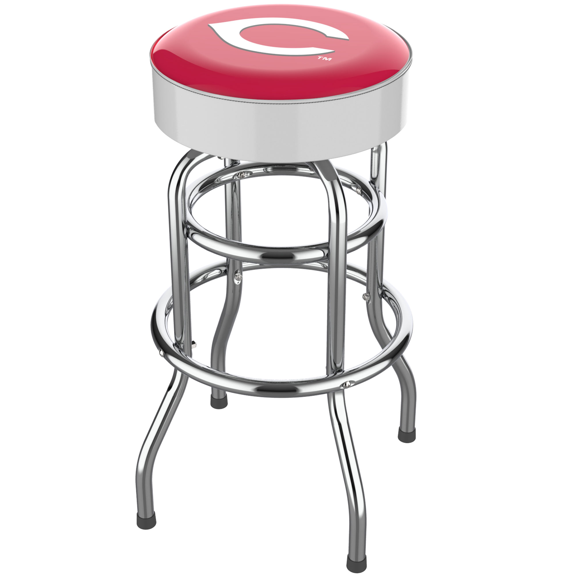 Imperial Cincinnati Reds Team Chrome Bar Stool - Image 2