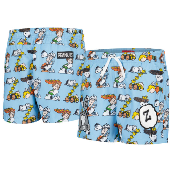 Youth Freeze Max Blue Peanuts Snoopy Sleep Shorts