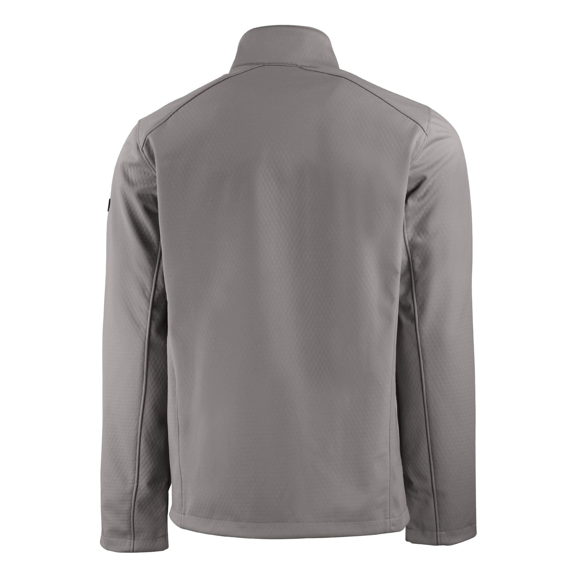 Men's Cutter & Buck Gray Purdue Boilermakers Evoke Eco Softshell Recycled Full-Zip Jacket - Image 4