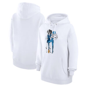 Women's G-III 4Her by Carl Banks  White Tennessee Titans Football Girls Graphic Pullover Hoodie