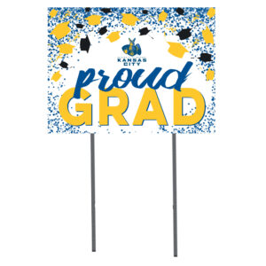 UMKC Kangaroos 18" x 24" Grad Hats Yard Sign