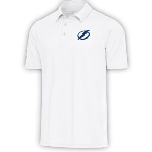 Men's Antigua  White Tampa Bay Lightning Par Polo
