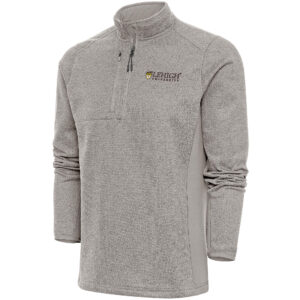 Men's Antigua  Oatmeal Lehigh Mountain Hawks Course Quarter-Zip Top