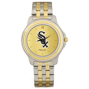 Men's  Chicago White Sox Gold Dial Two-Tone Wristwatch