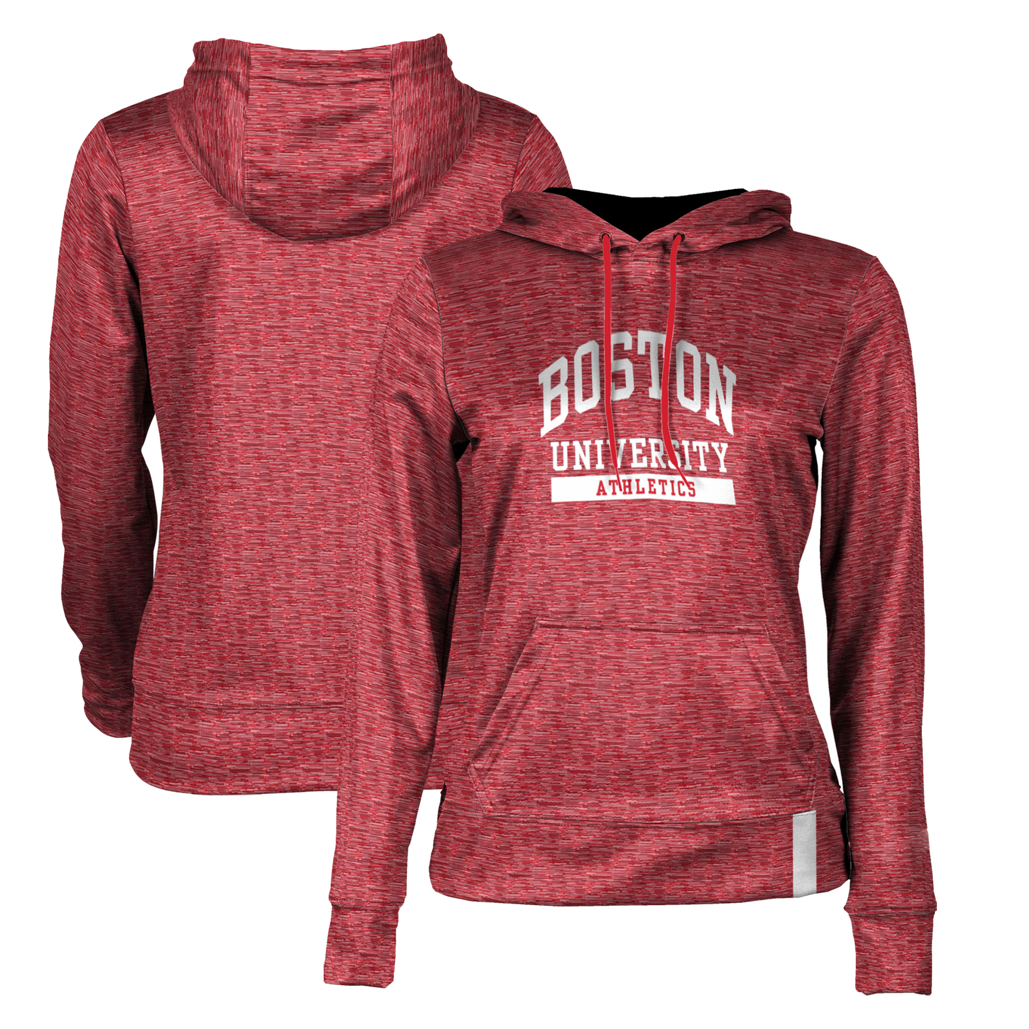 Women's ProSphere Scarlet Boston University Athletics Pullover Hoodie - Image 2