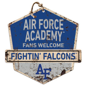 Air Force Falcons 20" x 20" Fans Welcome Sign
