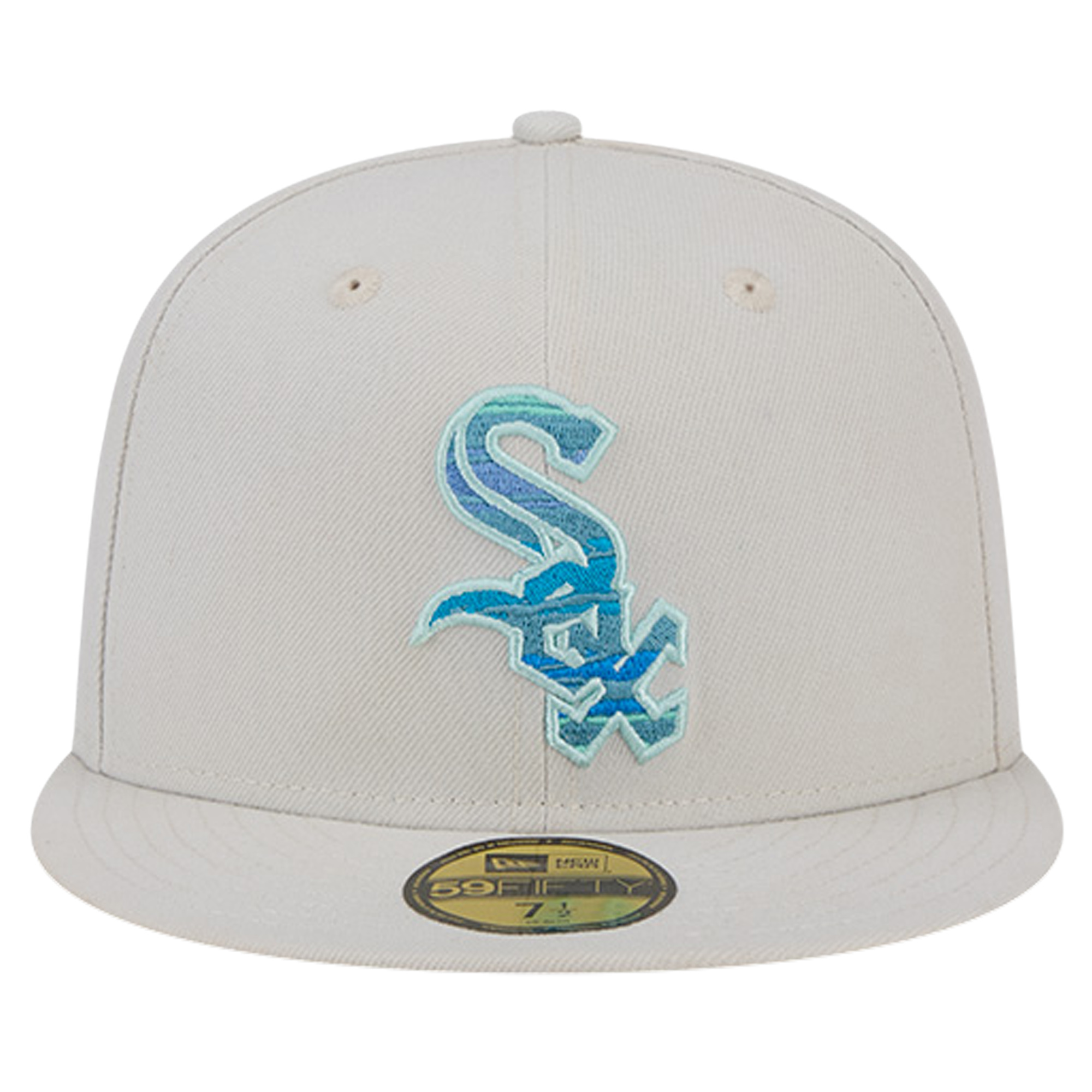 Men's New Era Khaki Chicago White Sox Stone Mist 59FIFTY Fitted Hat - Image 8
