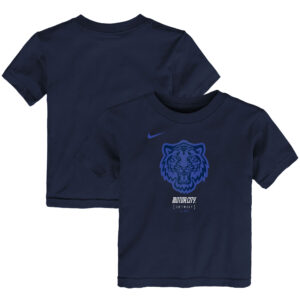 Toddler Nike  Navy Detroit Tigers 2024 City Connect Large Logo T-Shirt