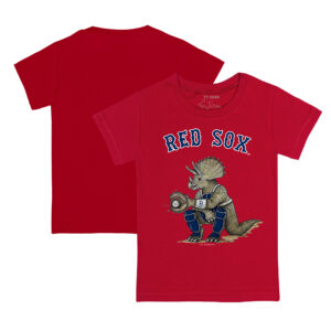 Infant Tiny Turnip Red Boston Red Sox Triceratops T-Shirt