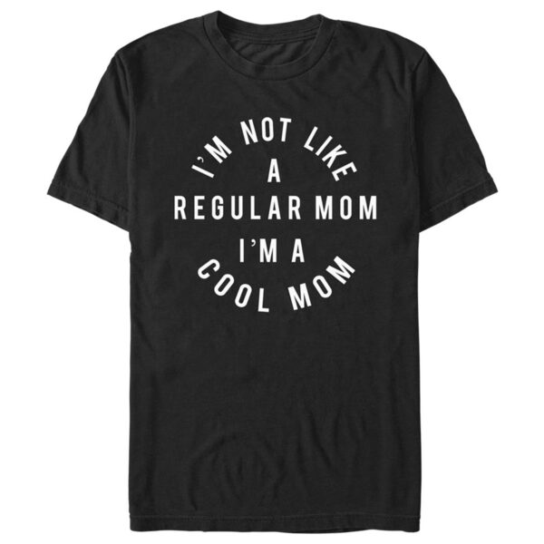 Men's Mad Engine Black Mean Girls I'm A Cool Mom Graphic T-Shirt