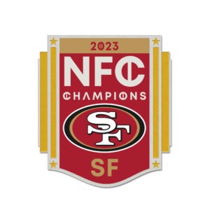 WinCraft San Francisco 49ers 2023 NFC Champions Collector Pin
