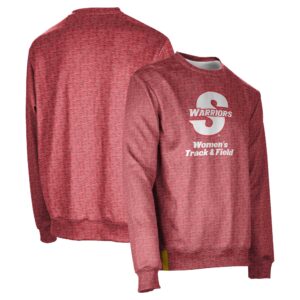 Men's ProSphere Red Cal State Stanislaus Warriors Women's Track & Field Crewneck Pullover Sweatshirt