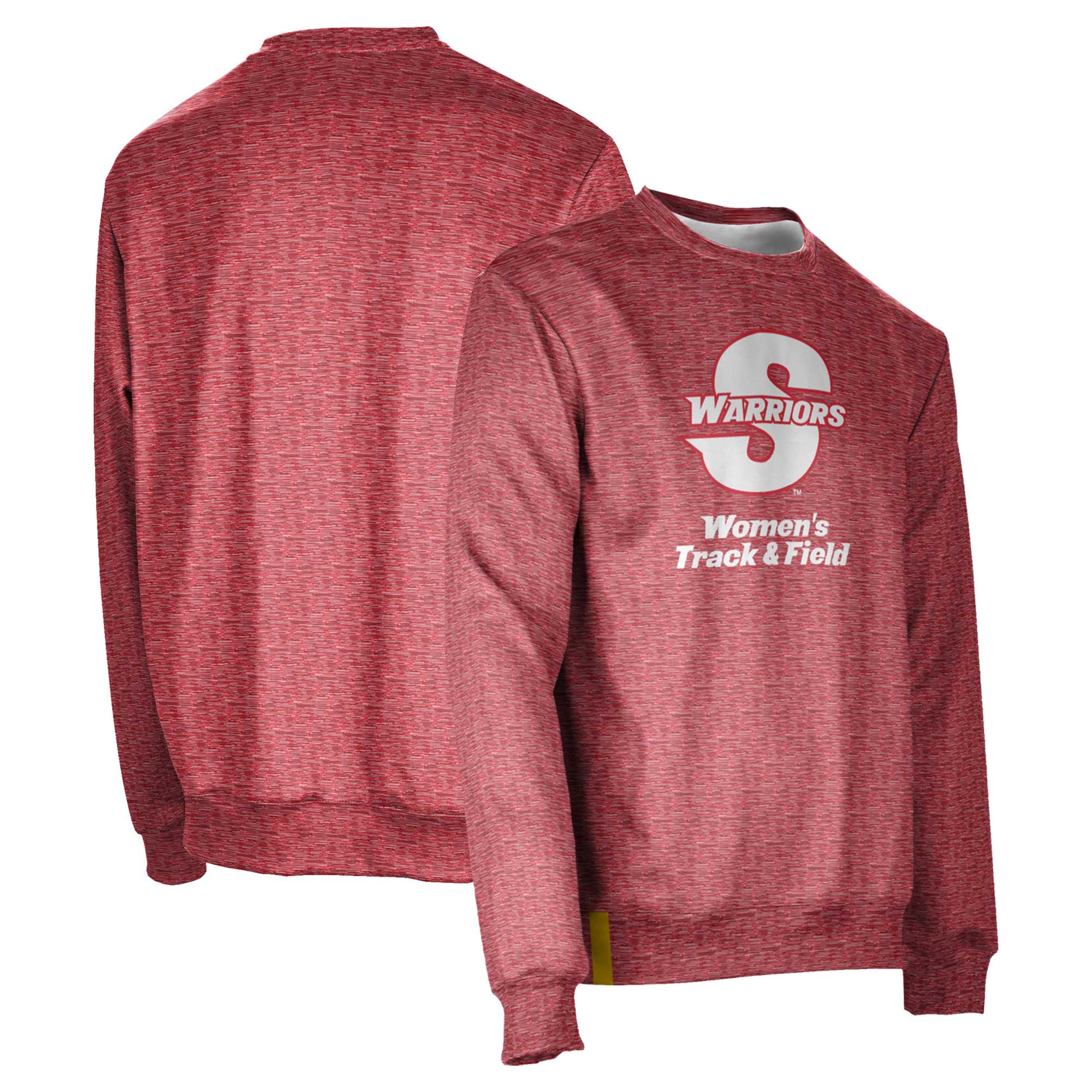 Men's ProSphere Red Cal State Stanislaus Warriors Women's Track & Field Crewneck Pullover Sweatshirt