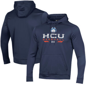 Men's Under Armour  Navy Houston Christian Huskies Baseball Pullover Hoodie