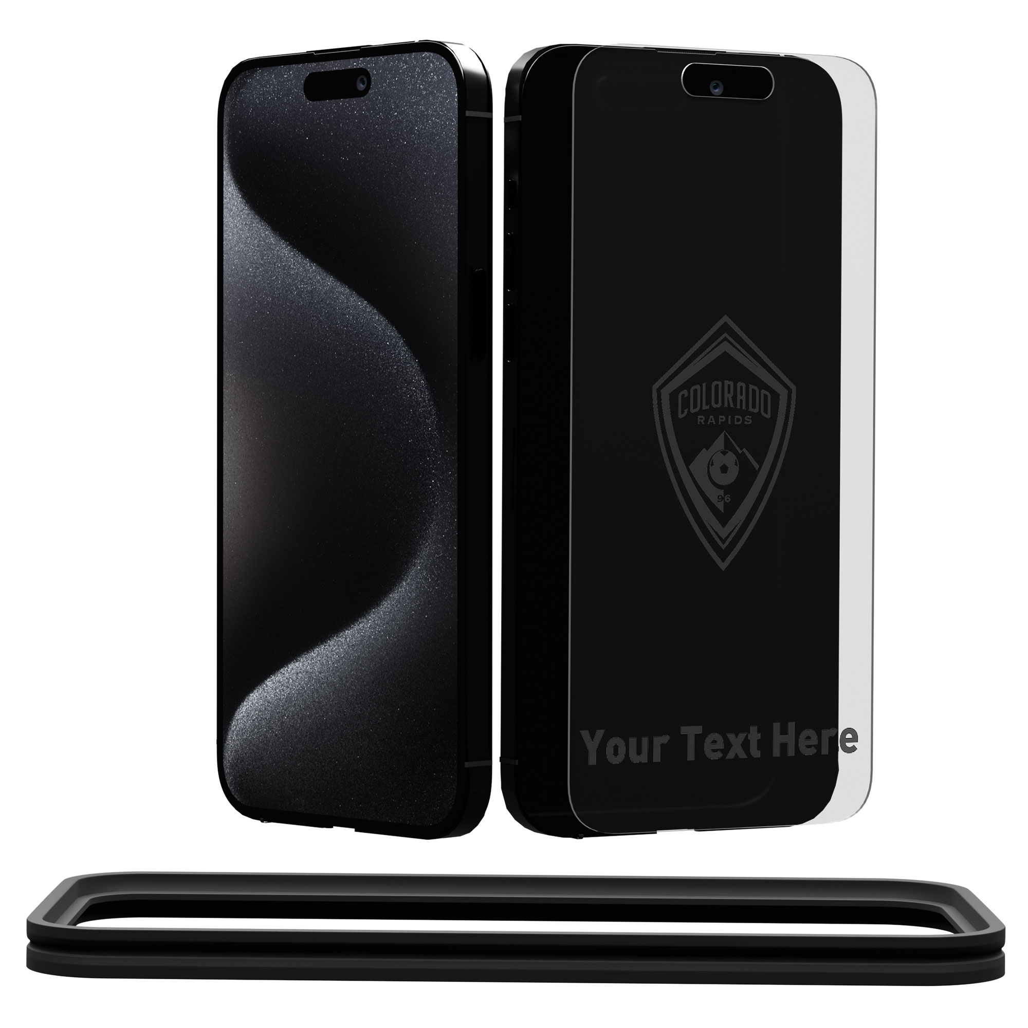 Keyscaper Colorado Rapids Personalized iPhone Glass Screen Protector