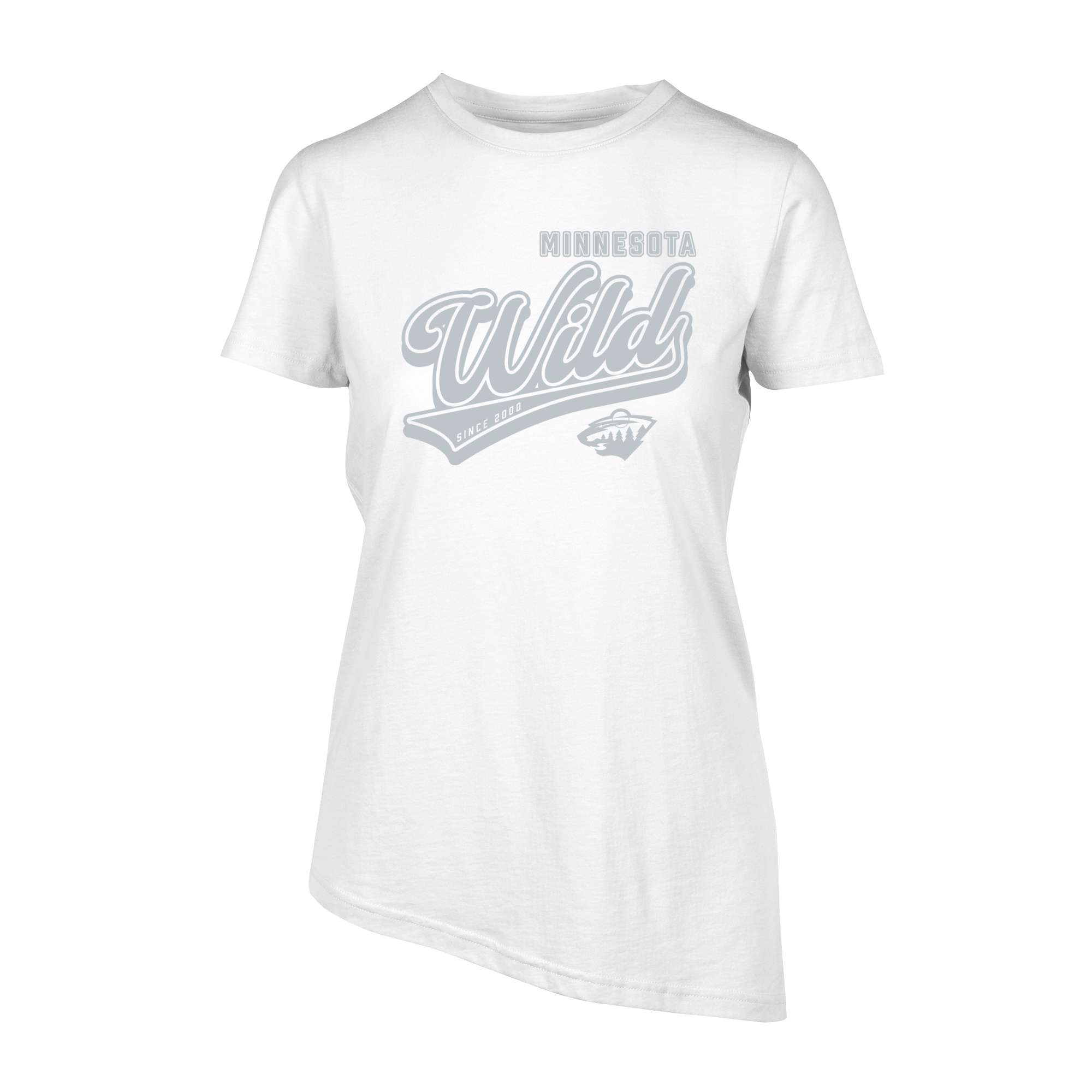 Women's Levelwear White Minnesota Wild Birch Sweep T-Shirt