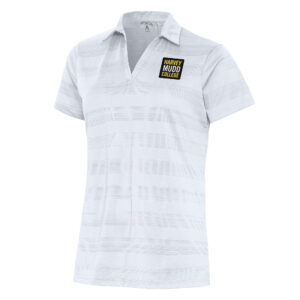 Women's Antigua White Harvey Mudd College Compass Polo