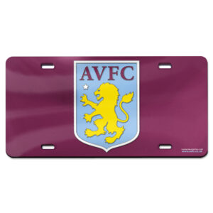 WinCraft Aston Villa Acrylic License Plate