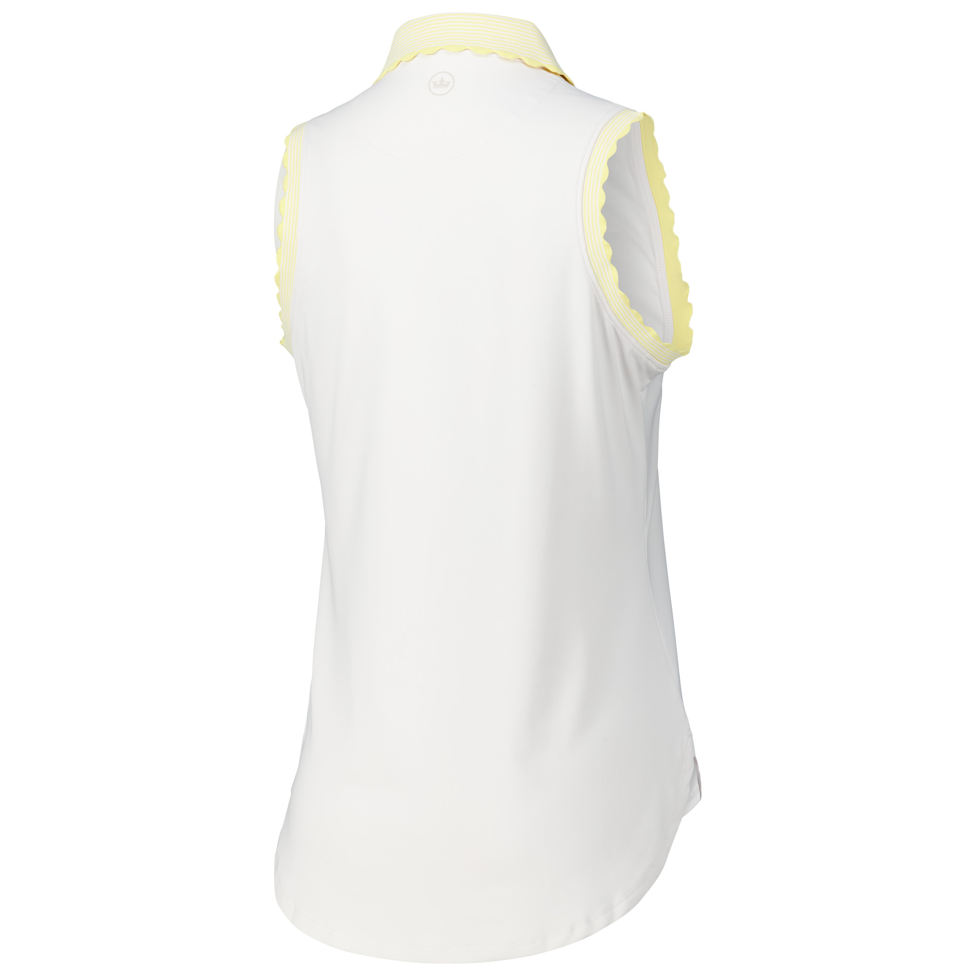 Women's Peter Millar White THE PLAYERS Opal Sleeveless Stretch Jersey Polo - Image 8