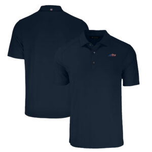Men's Cutter & Buck Navy New York Jets Big & Tall  Forge Eco Stretch Recycled Polo