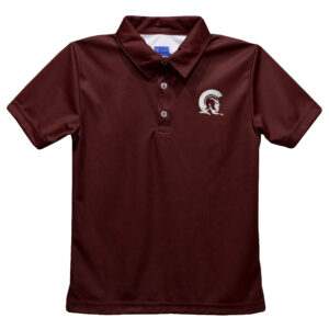 Toddler Vive La Fete  Maroon Arkansas Little Rock Trojans Solid Polo