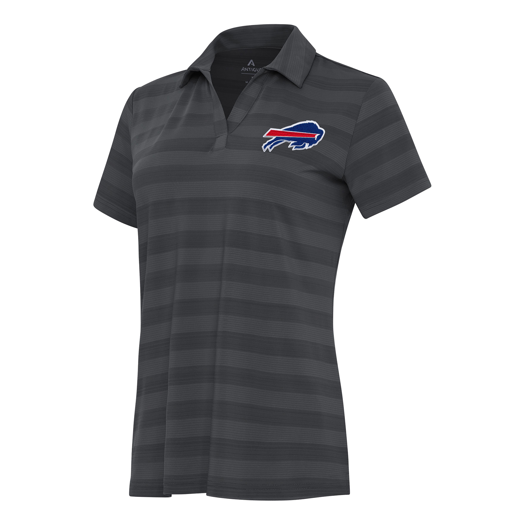 Women's Antigua Pewter Buffalo Bills Tunnel Polo