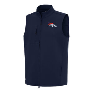 Men's Antigua Navy Denver Broncos Demand Full-Zip Vest
