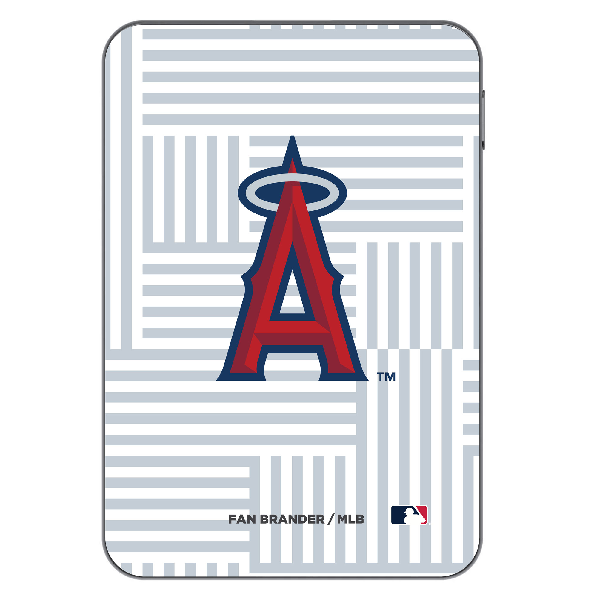 OtterBox Los Angeles Angels 5,000 mAh Geometric Lines Mobile Charging Kit