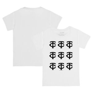 Youth Tiny Turnip  White Minnesota Twins Logo Grid T-Shirt