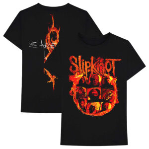 Men's Franchise Club  Black Slipknot We Are Not Your Kind Fire T-Shirt