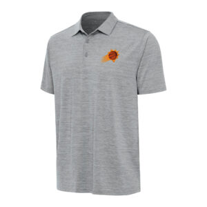 Men's Antigua  Heather Gray Phoenix Suns Layout Polo