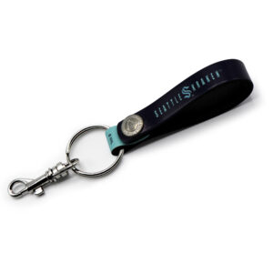 Seattle Kraken Personalized Leather Loop Keychain