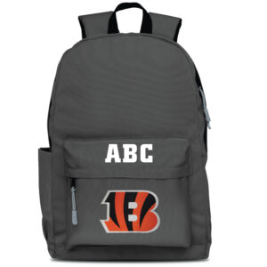 MOJO Gray Cincinnati Bengals Personalized Campus Laptop Backpack