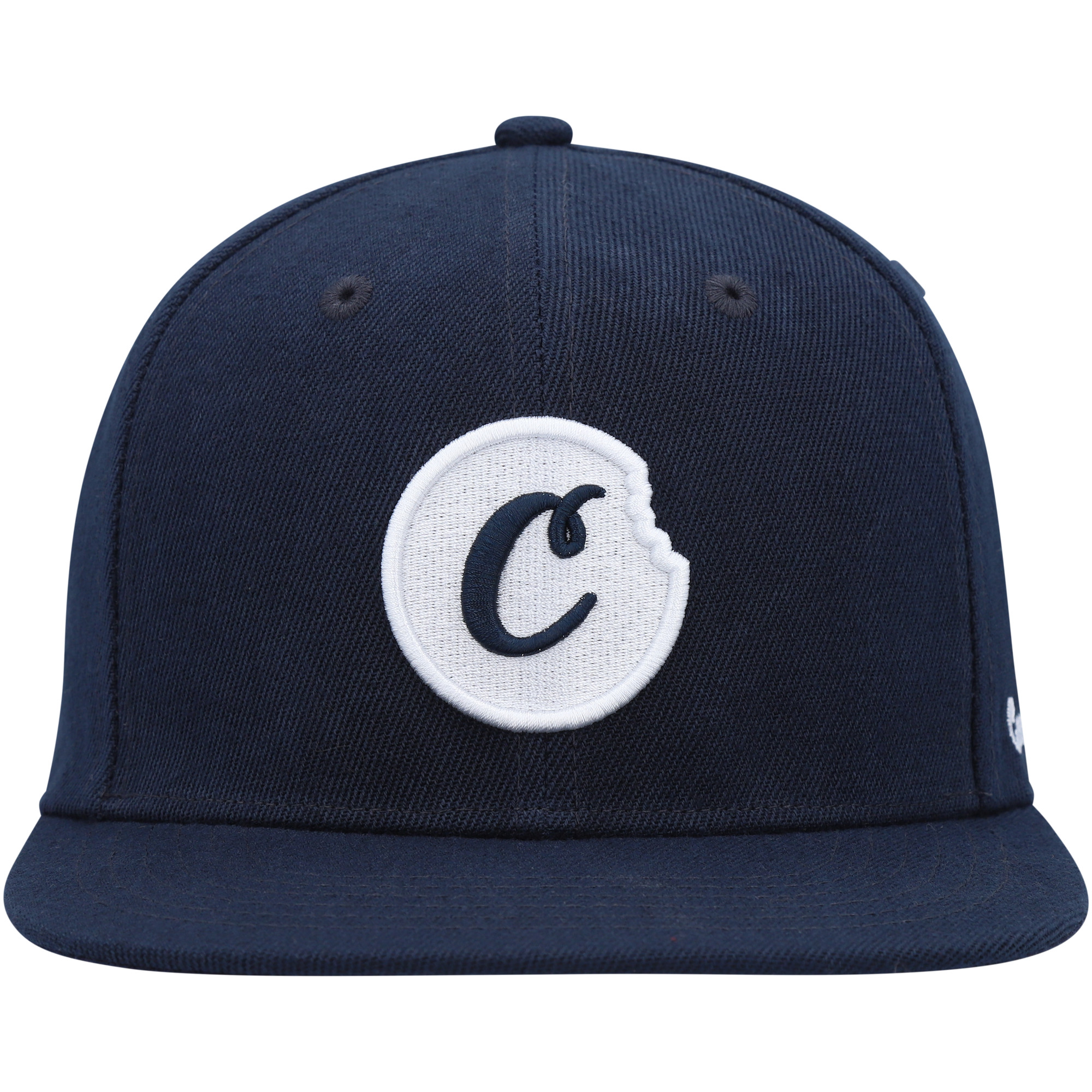 Men's Cookies Navy C-Bite Snapback Hat - Image 3