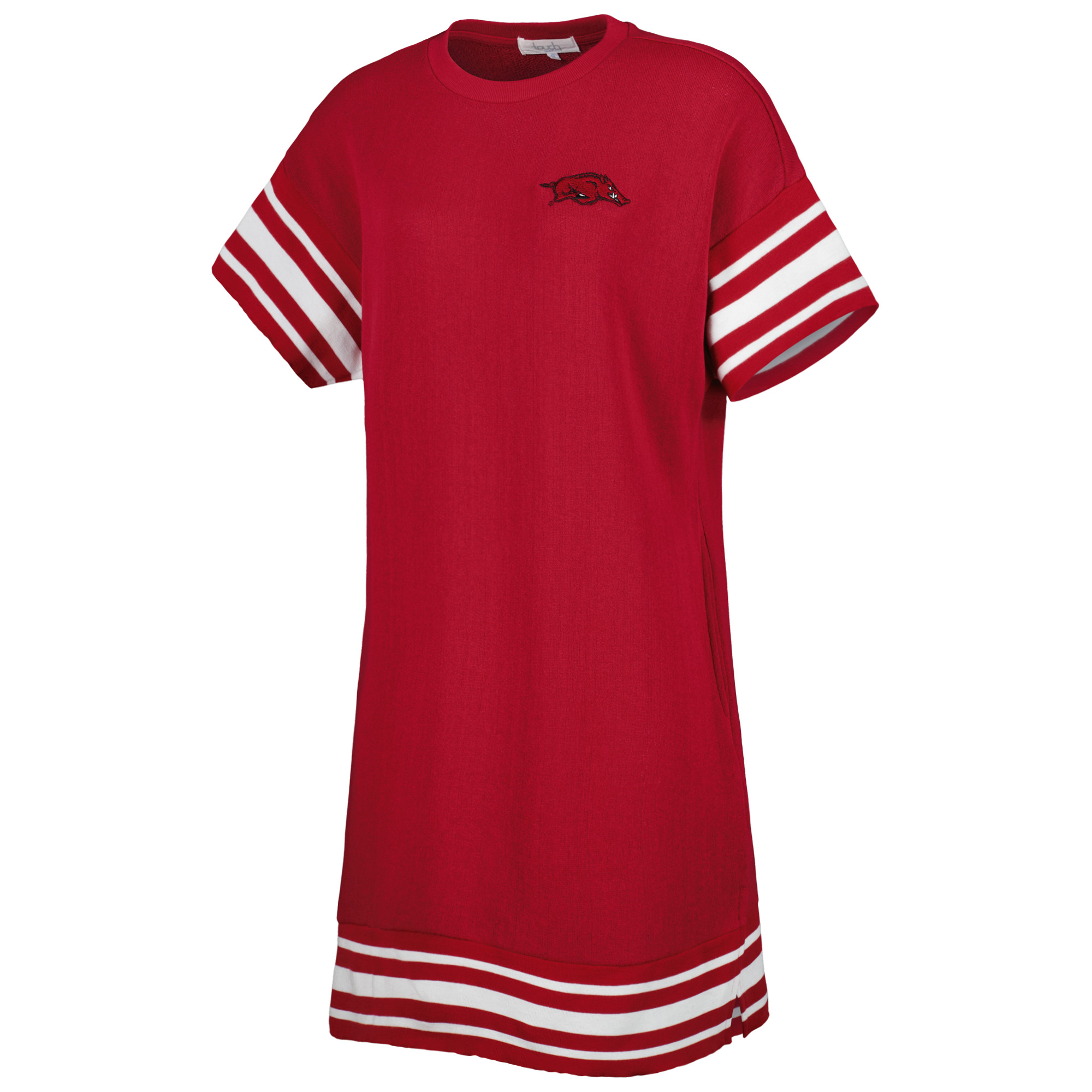 Women's Touch Cardinal Arkansas Razorbacks Cascade T-Shirt Dress - Image 6
