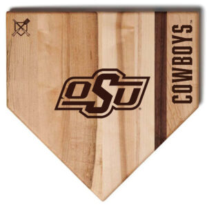 Baseball BBQ  Oklahoma State Cowboys 17" x 17" Home Plate Cutting Board