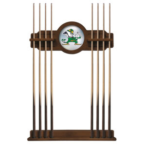 Chardonnay Notre Dame Fighting Irish Leprechaun Eight Stick Pool Cue Rack