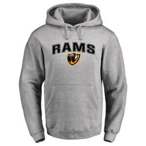 Men's Ash VCU Rams Proud Mascot Pullover Hoodie