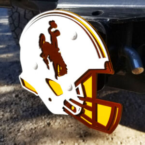 Wyoming Cowboys Premium Alternate Steel Hitch Cover