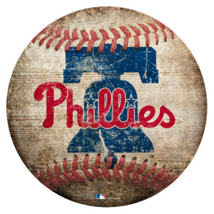 Philadelphia Phillies 12'' x 12'' Baseball Sign