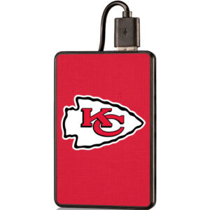 Kansas City Chiefs Solid 2000 mAh Credit Card Powerbank